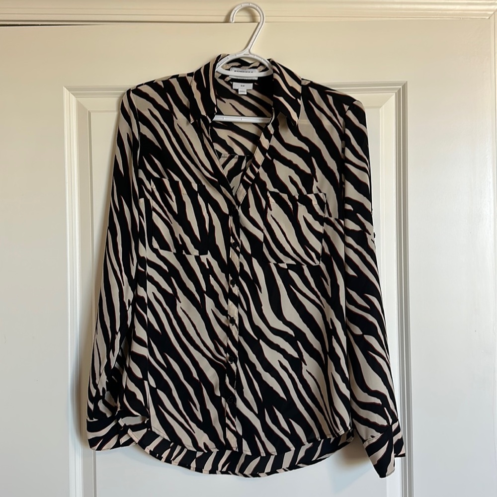 Women’s Express Portofino Shit, Slim Fit